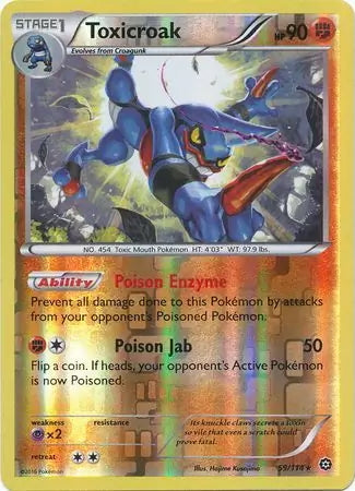 Steam Siege Toxicroak #59/114 reverse holo